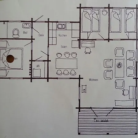 Ferienhaus In Wetterburg Mit Terrasse Und Garten *